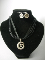 Necklace and earrings