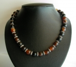 Necklace and gift - earrings - Agate