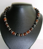 Necklace and gift - earrings - Agate