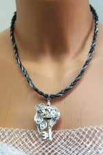 Necklace Medallion Pendant Steampunk The key to the time
