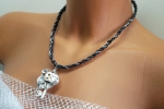 Necklace Medallion Pendant Steampunk The key to the time