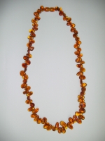 Necklace from amber