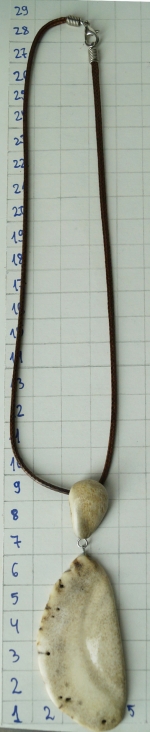 Necklace horn and hoof