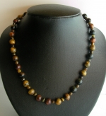 Necklace Tiger`s eye