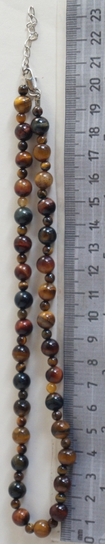 Necklace Tiger`s eye