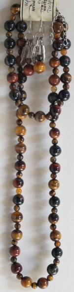 Necklace Tiger`s eye