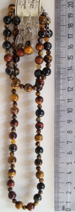 Necklace Tiger`s eye