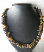 Necklace Tiger`s eye
