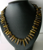 Necklace Tiger`s eye