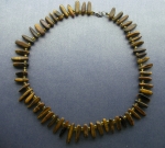 Necklace Tiger`s eye