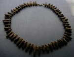 Necklace Tiger`s eye