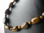 Necklace Tiger`s eye