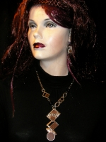 Set necklace with earrings