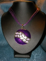 Set necklace with earrings