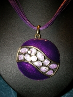 Set necklace with earrings