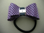 Elastic for hair purple