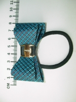 Elastic for hair blue