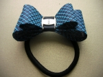 Elastic for hair blue