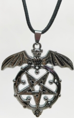 Medallion pendant metal bat
