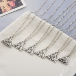 Pretty Best Friends Pizza Pendant Necklace New Creative Friendship Necklace WL