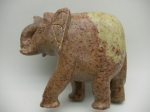 Marble elephant, stone