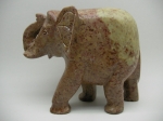 Marble elephant, stone