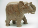 Marble elephant, stone