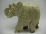 Marble elephant, stone