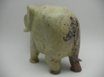 Marble elephant, stone