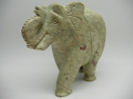 Marble elephant, stone