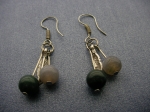 Earrings Agate