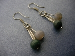 Earrings Agate