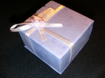 Packing box for ring
