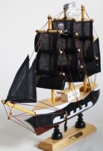 Pirate ship made by natural wood