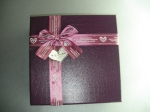 Gift box in violet