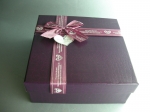 Gift box in violet