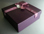 Gift box in violet