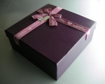 Gift box in violet