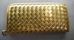 Wallet in gold