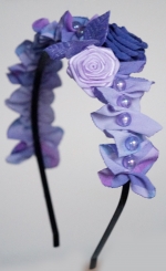 Handmade tiara flowers