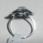 Silver ring pearl