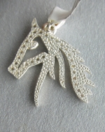 Silver horse