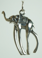 Silver pendant elephant