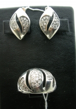 Silver earrings