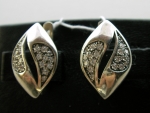 Silver earrings