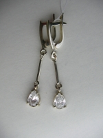 Silver earrings
