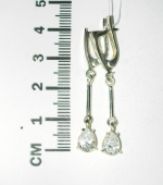 Silver earrings