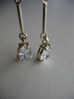 Silver earrings