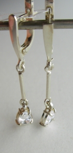 Silver earrings