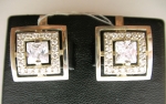 Silver earrings